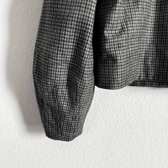 Veronica Beard Womens Sybille Cropped Houndstooth Wool Blend Tailored Jacket 6 - Picture 9 of 9